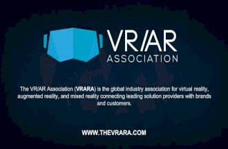 The vr ar association overview