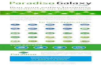 Paradiso Galaxy SaaS Applications Suite