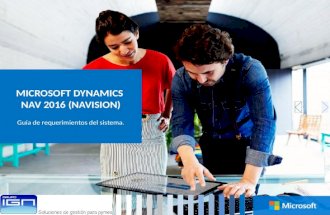Microsoft Dynamics NAV 2016: Requerimientos del Sistema