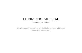 Lise Sansen : Le Kimono musical