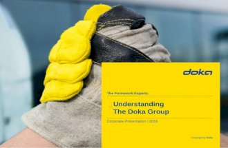 Doka Corporate Presentation 2016