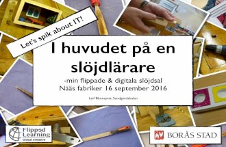 Leif blomqvist 16 sept 2016 nääs fabriker rektorer borås stad