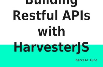 Building restful ap is with harvester js