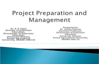 Project Preparation and Management