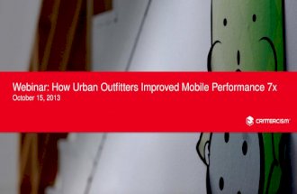 WEBINAR: HOW URBAN OUTFITTERS MADE A 7X IMPROVEMENT IN THEIR MOBILE APP PERFORMANCE