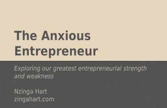 The Anxious Entrepreneur