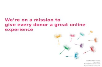 Donation Pages that Deliver