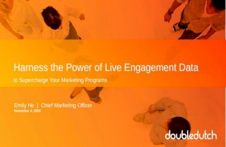 Harness the Power of Live Engagement Data