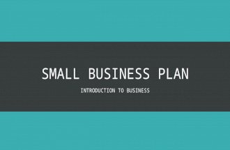 Small business plan