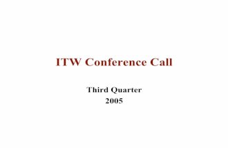 itw confrence call-Q32005O riginal
