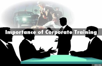Importance of Corporate Training