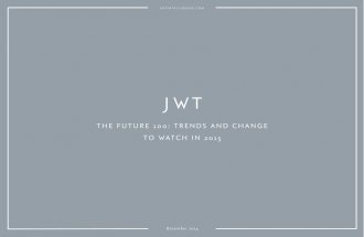 JWT: The Future 100 (December 2014)