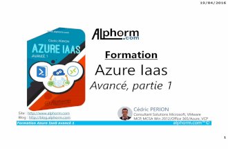 Alphorm.com Support de la Formation Azure IAAS avancé 1