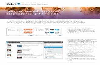 O novo sales navigator - Linkedin Sales Solutions