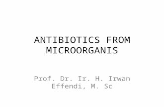 Antibiotics from Marine Microorganis