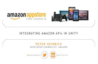 Workshop: Integrating Amazon APIs in Unity
