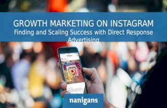 Growth Marketing on Instagram: Finding & Scaling Success with Direct Response Advertising
