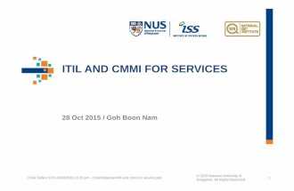 ITIL and CMMI for service