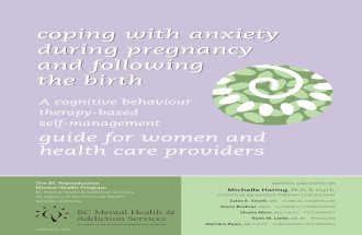 coping with anxiety during pregnancy and following the birth