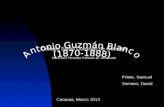 Antonio Guzmán Blanco