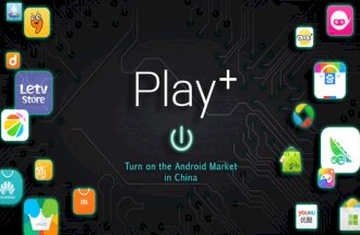 Play+ - Turn on the Android Market in China