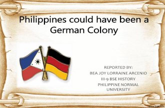 Philippines could have been a German colony