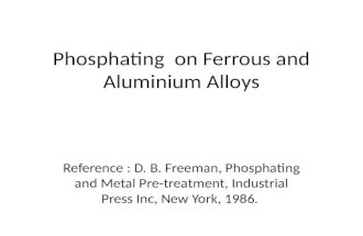 phosphate coating on alloys