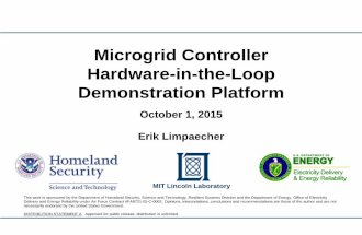 Microgrid Controller HIL Demonstration Platform
