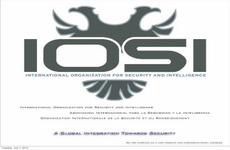 International Organization for Security and Intelligence