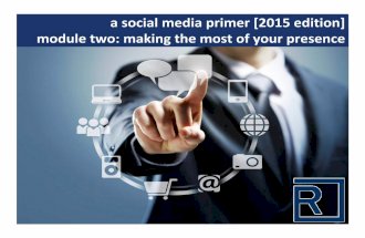 Training Module 2: Making the Most of Your Social Media Presence