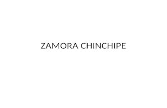 Zamora chinchipe