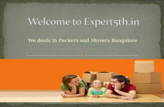 Packers and Movers Bangalore @