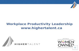 Workplace Productivity Leadership