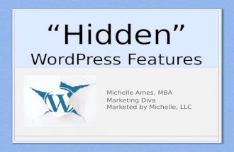 Hidden Features in WordPress