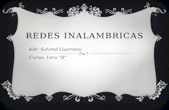 Redes inalambricas