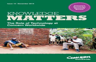 Knowledge Matters Issue 15 - Technology at Concern