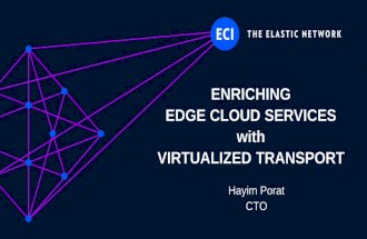 Virtualized Transport for Edge Computing Services
