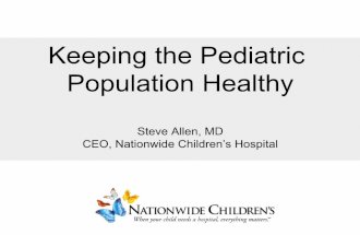 Keeping the Pediatric Population Healthy (Steve Aen)
