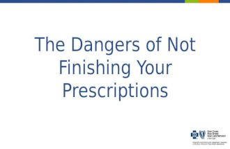 The Dangers of Not Finishing Your Prescriptions