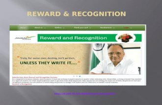 Reward and recognition