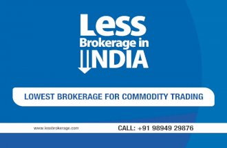 Lowest Brokerage Charges For Commodity Trading