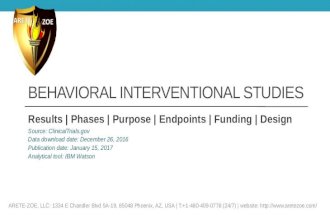 Behavioral Interventional Studies