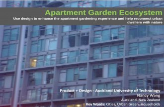 Apartment garden ecosystem