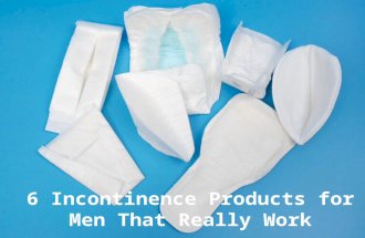 6 Male Incontinence Products You Can Use Right Now