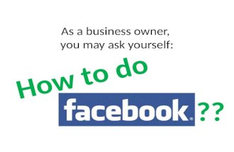 Introduction to facebook for business owners