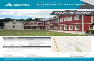 10761 Victoria Square Boulevard - Fact Sheet