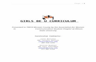 Girls Be U Curriculum 2015