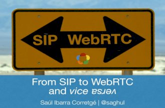 From SIP to WebRTC and vice versa