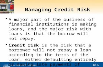 5.interest rate & credit risk