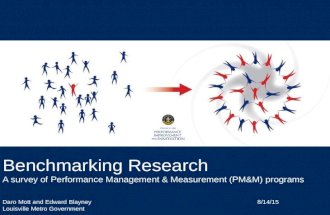 PMM Benchmarking - Summary